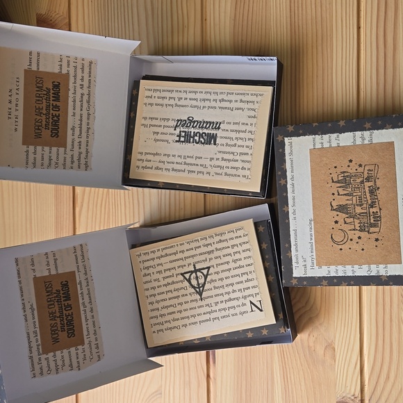Handmade Mini Harry Potter Inspired Boxed Cards Set - Picture 15 of 16
